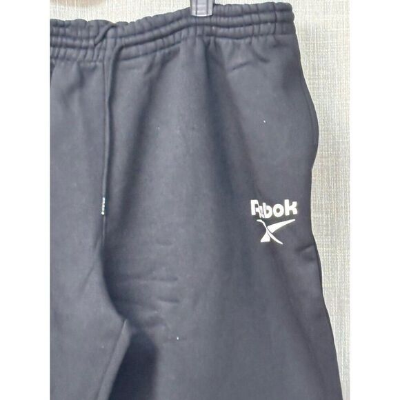 Reebok Women's Identity Logo Fleece Joggers in Black Size 2X - Picture 6 of 9